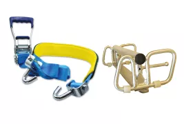 Sangle et cale pour porte-voiture